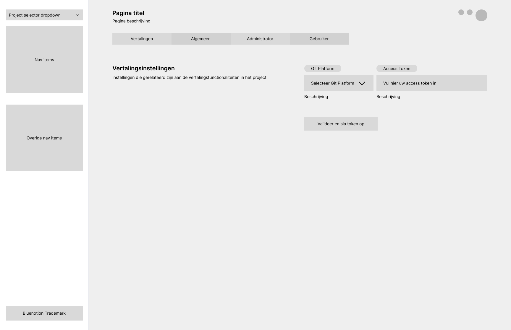 wireframe koppelen systeem